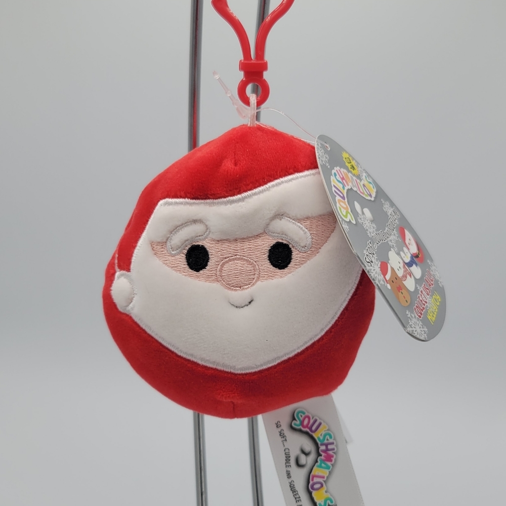 3.5" Santa NWT Clip Christmas Nick Xmas Hoilday 2019 Squishmallow